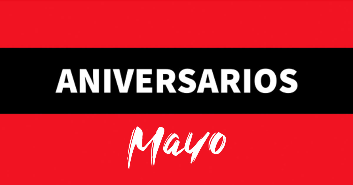 Aniversarios Mayo